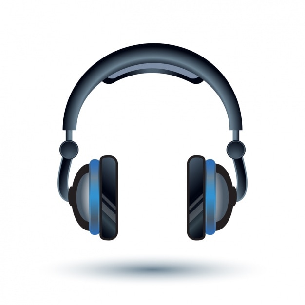 Headphones Black and Blue