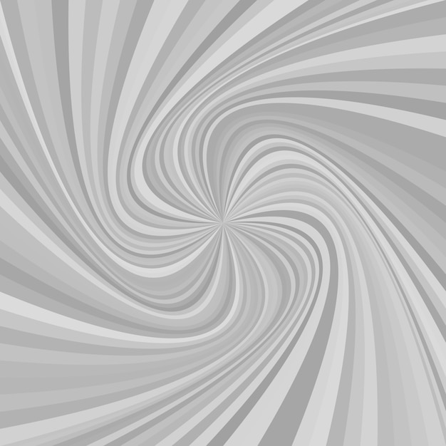 Abstract Swirl Hintergrund Vektor Illustration Von Gedrehten Strahlen In Grautonen Kostenlose Vektor