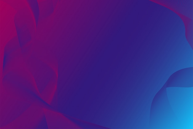 Abstrakter hintergrund mit linien mischen in form von wellen Premium Vektoren