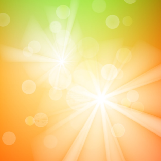 Abstraktes bokeh funkelt auf unscharfem hintergrund Premium Vektoren