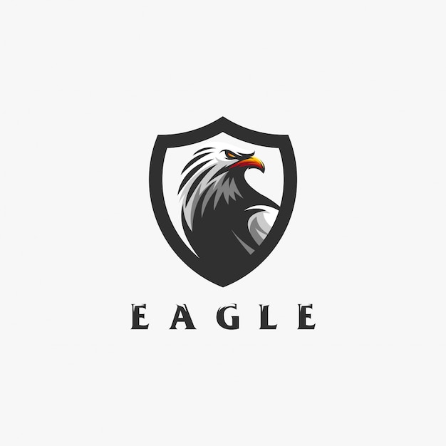 Adler Logo Design Premium Vektor