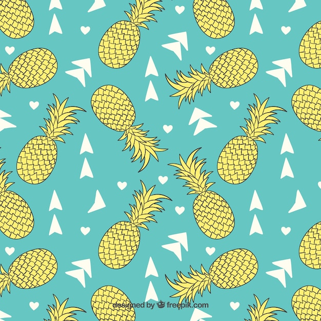 Ananas-muster | Download der kostenlosen Vektor