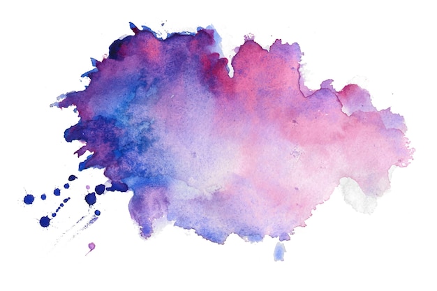 Aquarell Textur Splatter Fleck Hintergrund Kostenlose Vektor