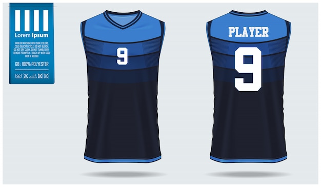Download Basketball jersey mockup template-design | Premium-Vektor