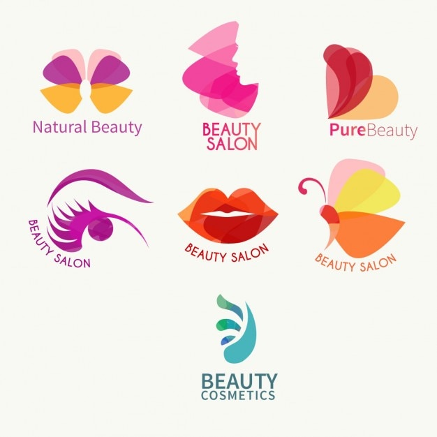 Beauty Logo Sammlung Kostenlose Vektor