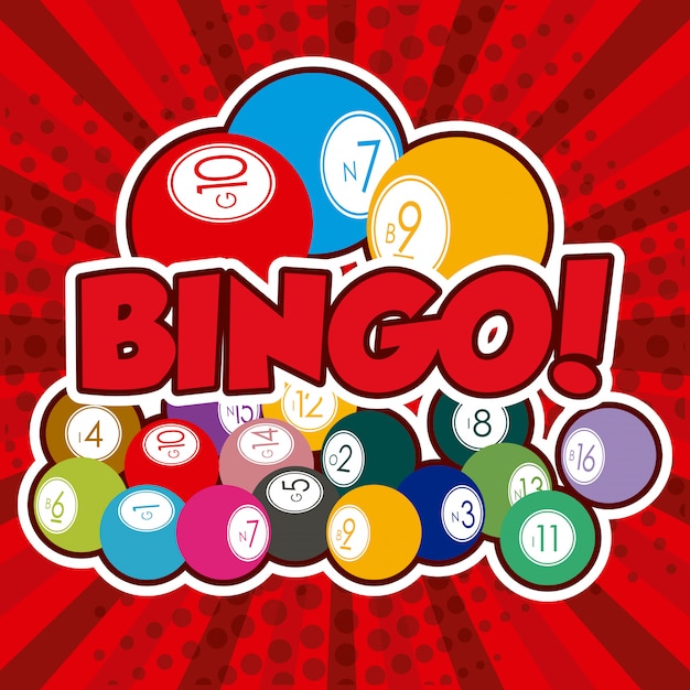 bingo-design-premium-vektor