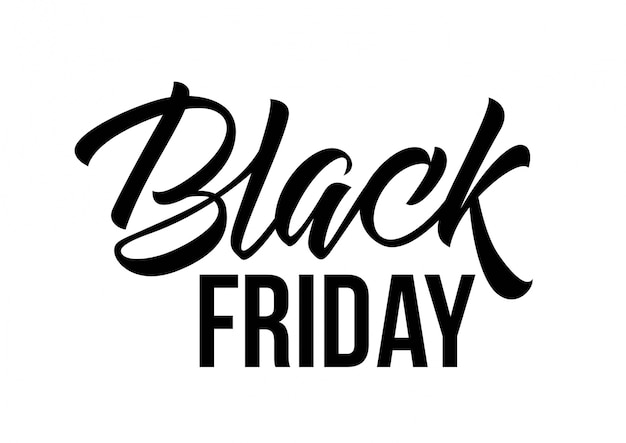 Black friday schriftzug | Kostenlose Vektor