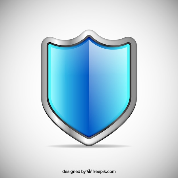 Blue shield | Premium-Vektor