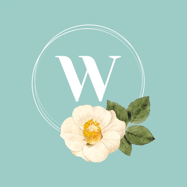 Blumenmarke logo vorlage Kostenlosen Vektoren