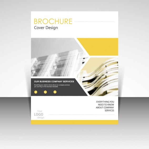 Broschure Template Design Kostenlose Vektor