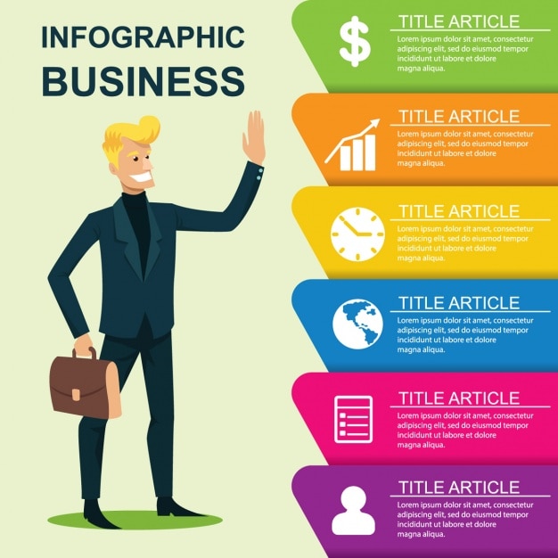 business plan infographic template