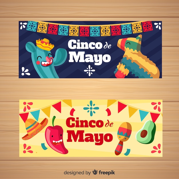 Cinco de mayo Kostenlosen Vektoren