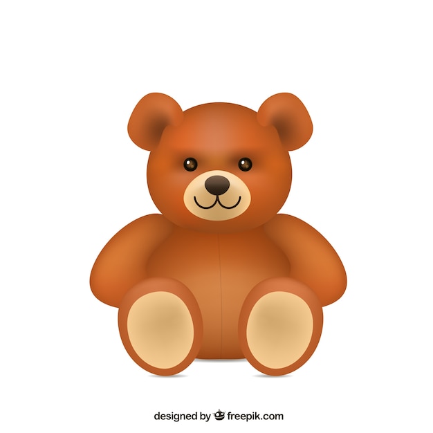 Cute Teddybär | Download der kostenlosen Vektor