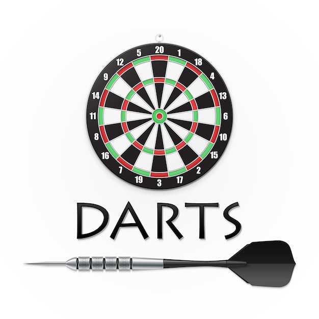 Dart und pfeil Premium Vektoren