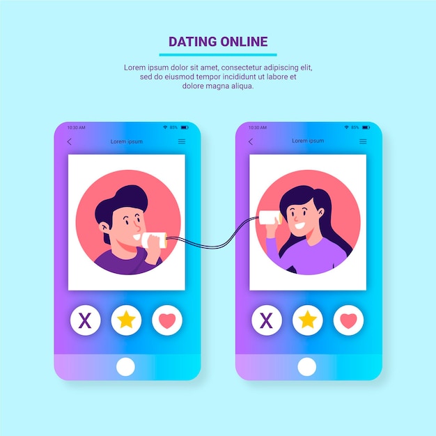 Mädchen, die filter für dating-apps verwenden