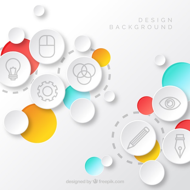 Design-elemente hintergrund Kostenlosen Vektoren