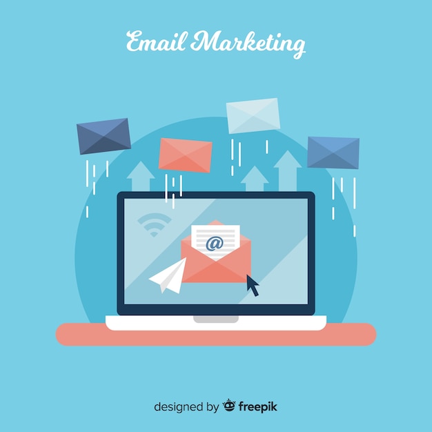 E-mail marketing Kostenlosen Vektoren