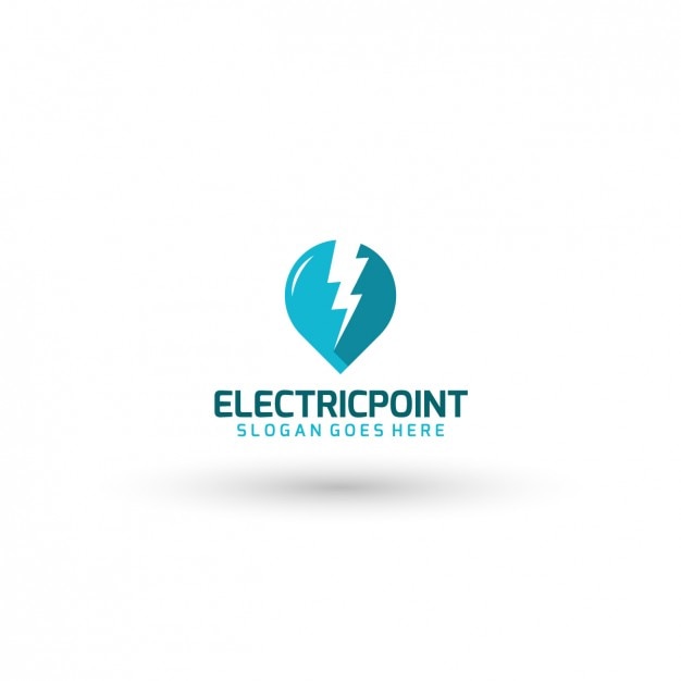 Electric Company Logo Vorlage Kostenlose Vektor