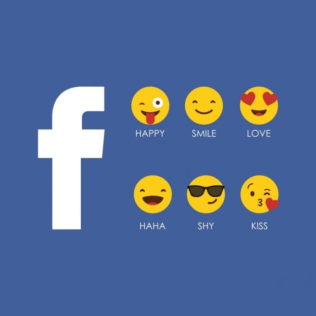 Facebook emoji icon | Kostenlose Vektor