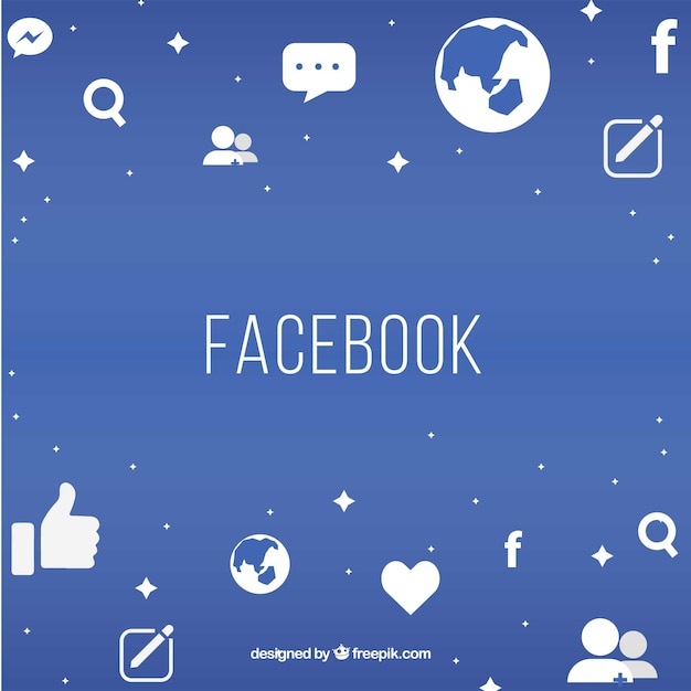 Facebook Hintergrund Kostenlose Vektor
