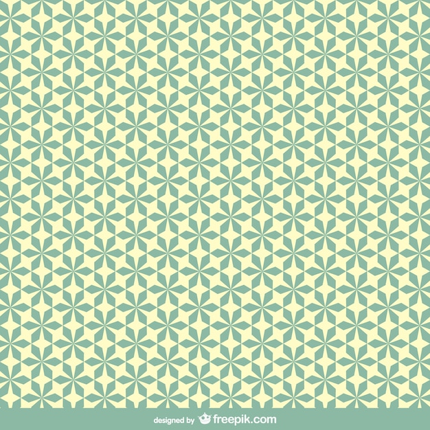 Floralen stil retro-muster | Download der kostenlosen Vektor