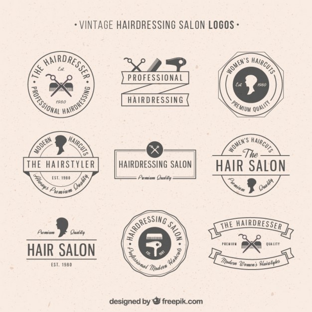 Bilder Friseur Logo Gratis Vektoren Fotos Und Psds