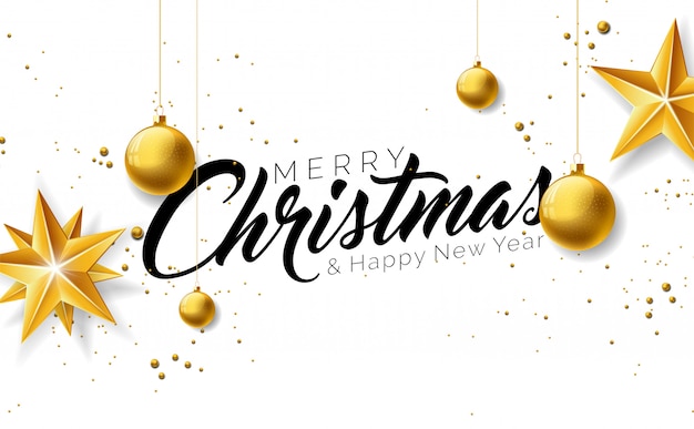 Frohe weihnachten design Premium Vektoren