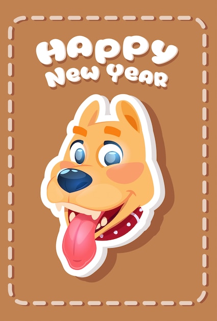 Frohes Neues Jahr Hund