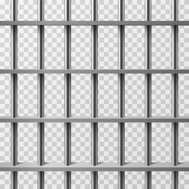 Gefängniszellenstäbe isoliert. prison vector hintergrund Premium Vektoren