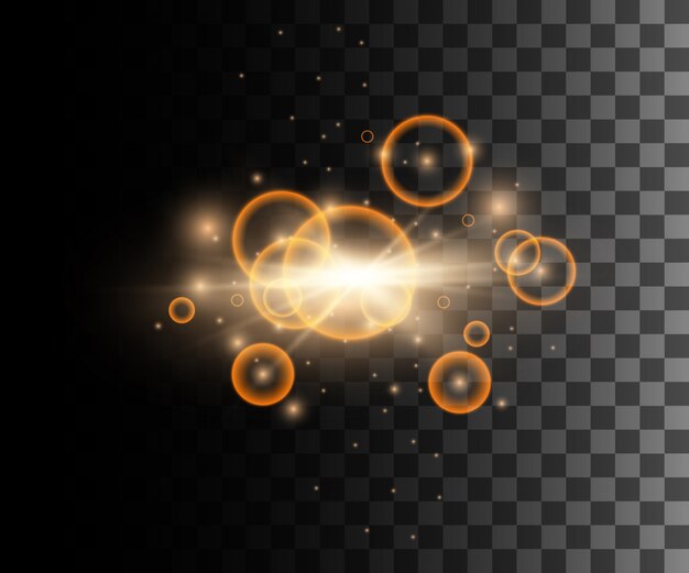 Gluhender Weisser Transparenter Effekt Linseneffekt Explosion Glitzer Linie Sonnenblitz Funke Und Sterne Fur Illustrationsschablonenkunst Banner Fur Weihnachtsfeier Magischer Blitz Energiestrahl Premium Vektor