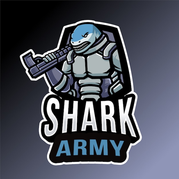 Hai Armee Emblem Premium Vektor