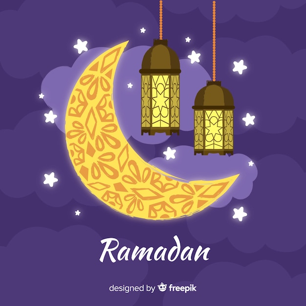 37++ Ramadan bilder zum ausdrucken , Hand ramadanhintergrund Kostenlose Vektor