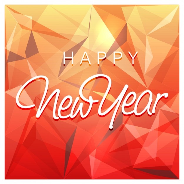 Happy new year card | Kostenlose Vektor