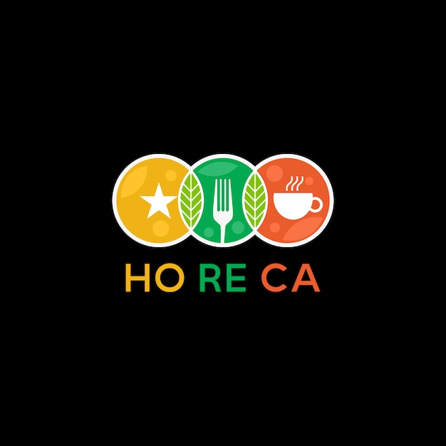 Horeca Vektor Logo Premium Vektor