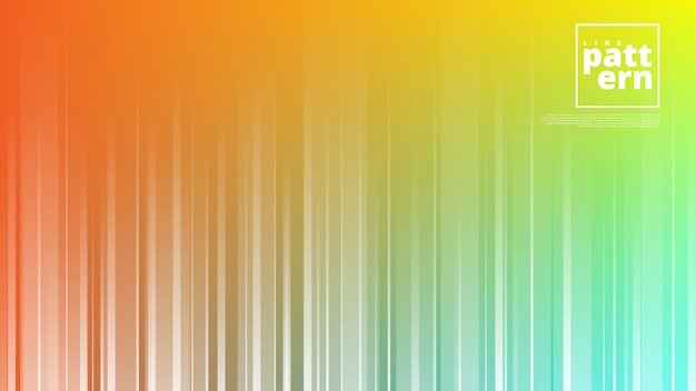 Horizontale fahnen mit abstraktem hintergrund und vertikaler linie formen Premium Vektoren