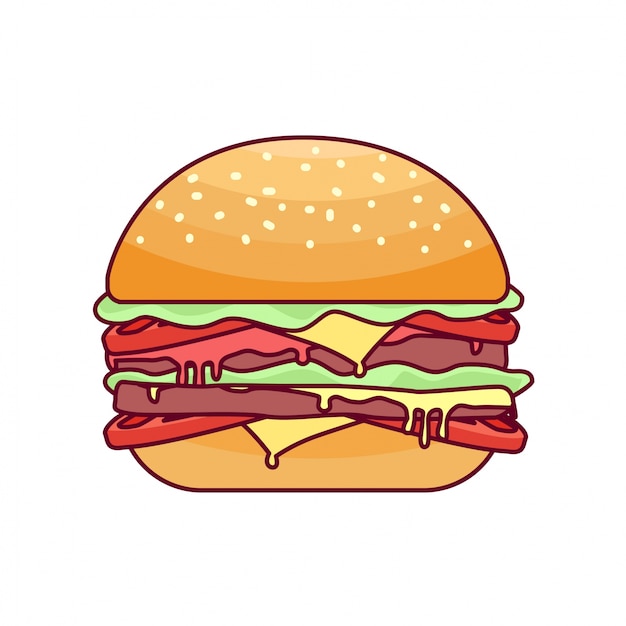 paunch burger icon