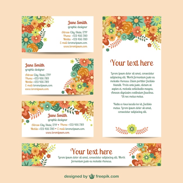 Download Kostenlos blumen mock-up-kit | Download der kostenlosen Vektor