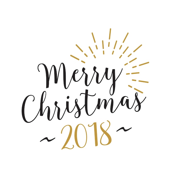 Frohe Weihnachten Schriftzug Handlettering