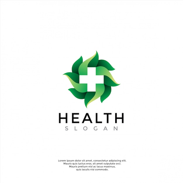 Logo Fur Gesundheitswesen Medizin Apotheke Premium Vektor