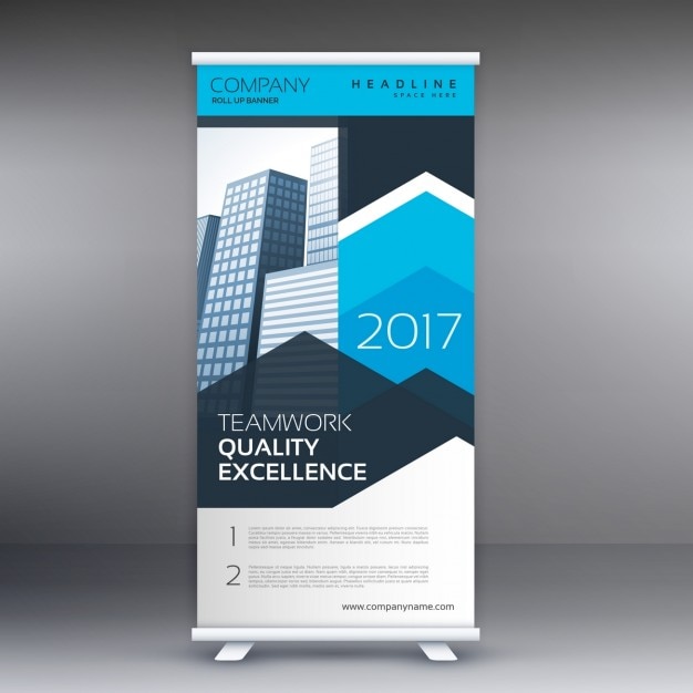 Moderne Business Roll up Banner Design Vorlage Download 