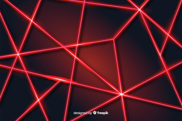 Moderner abstrakter laser zeichnet geometrischen hintergrund Kostenlosen Vektoren