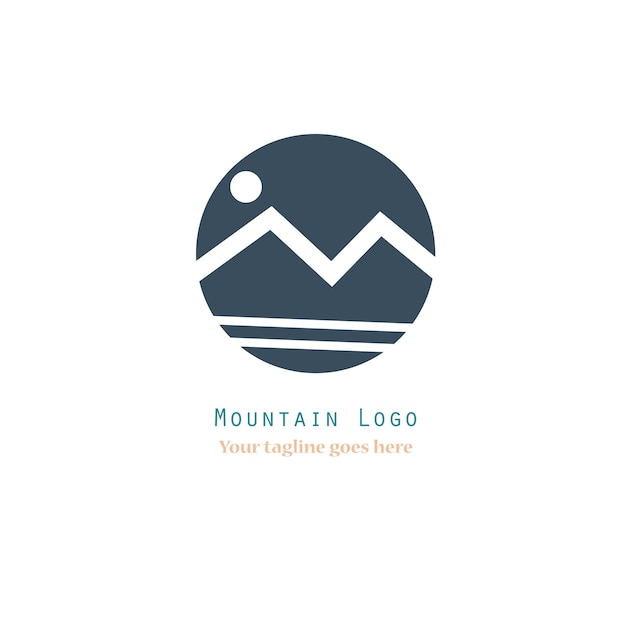 Mountsin logo Kostenlosen Vektoren