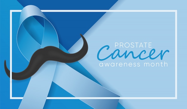 Movember prostatakrebs-bewusstseinsband Premium Vektoren