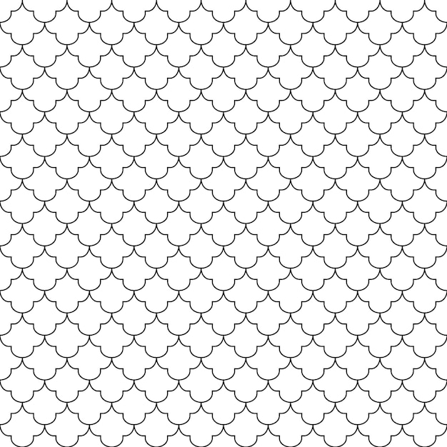 Nahtloses Muster Geometrisch Schwarzweiss Hintergrund Design Fur Hintergrund Premium Vektor