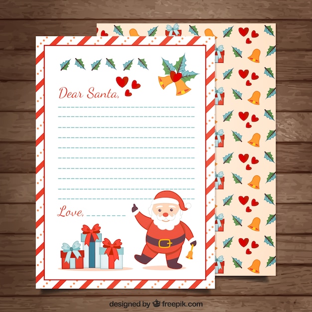 Nizza Briefvorlage An Den Weihnachtsmann Download Der Kostenlosen