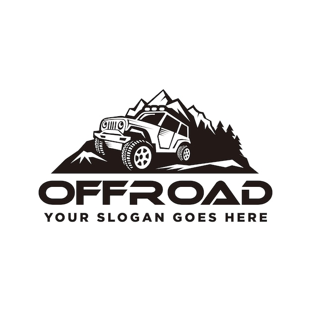 Off Road Logo Off Road Abenteuer Premium Vektor