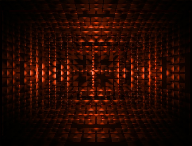 Orange led kinoleinwand hintergrund Premium Vektoren
