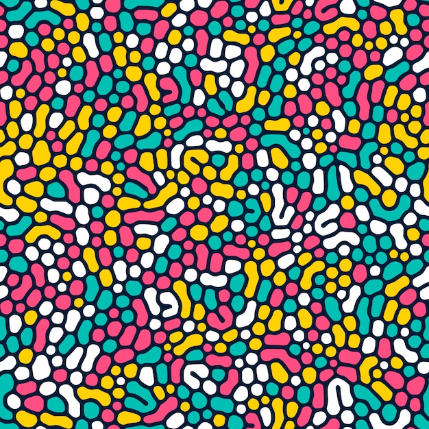 Orgahttps: //cdn-contributor.freepik.com/krolja/3917363/previews/626/53.jpgnic nahtlose muster mit abgerundeten formen. diffusionsreaktionshintergrund. unregelmäßiger steineffekt. abstrakte darstellung. Premium Vektoren
