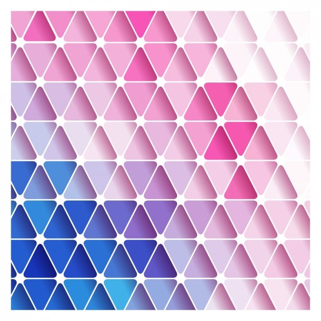 Pink Und Blau Dreieckige Formen Hintergrund Kostenlose Vektor