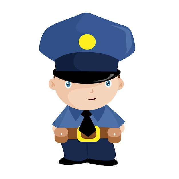 Polizei Cartoon